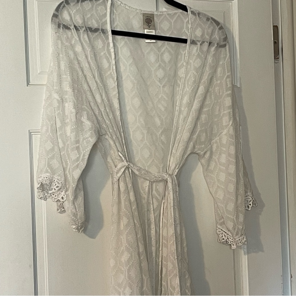 Vintage sheer robe